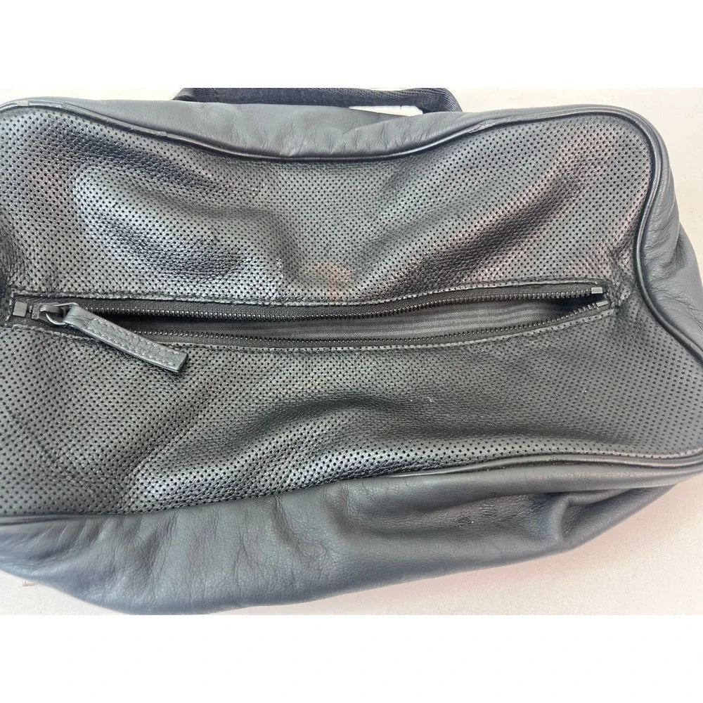Yohji Yamamoto Y-3 Black‎ Leather Satchel Bicycle Bag